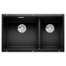 Blanco SUBLINE 430/270-U SILGRANIT PuraDur черный c отв.арм. InFino